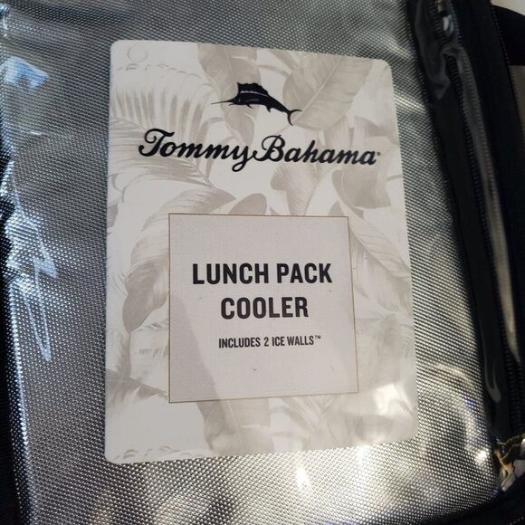 Tommy Bahama Lunch Pack Cooler 2 Ice Walls Zip Expandable Adj Strap - Picture 4 of 6
